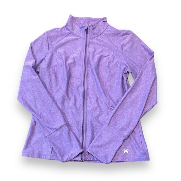 joia Tops - [Joia] Lavender Purple Full Zip Sweatshirt